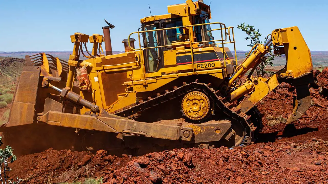 Bulldozer Closeup